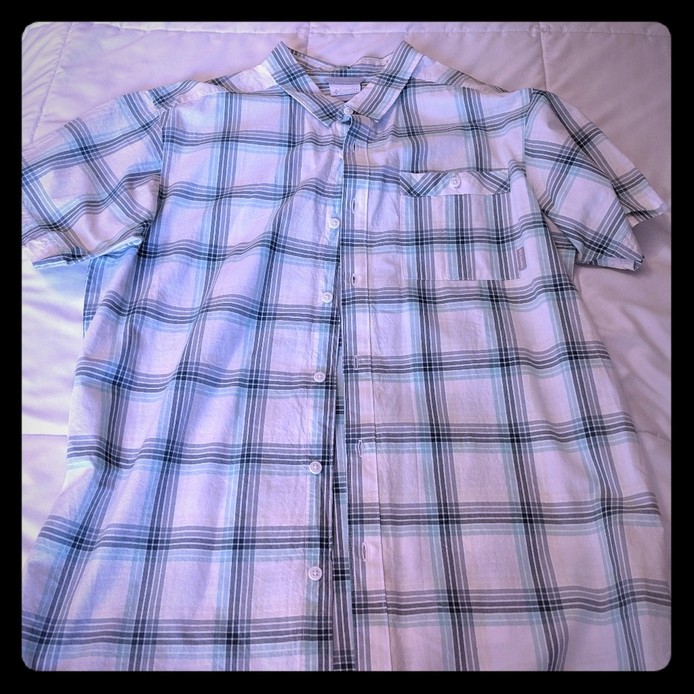 Men's Columbia short sleeve button up